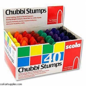 Chubby Crayons Box of 40 Pcs FS-97700