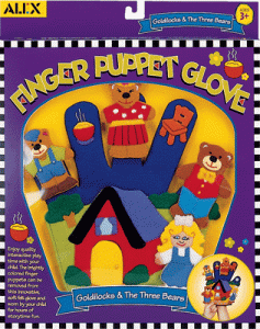 Goldilocks & the 3 Bears, Finger Puppet Glove [A544]