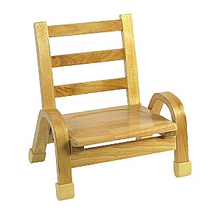 Natural Wood Chair 7 Inch Seat Height AB78C07