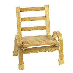 Natural Wood Chair 9 Inch Seat Height AB78C09