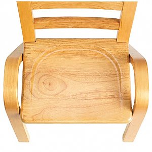 Natural Wood Chair 7 Inch Seat Height AB78C07