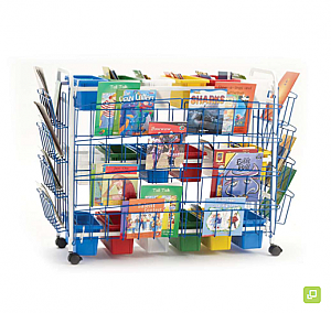 Deluxe Leveled Reading Book Browser Cart 18-1 BB005-18-1