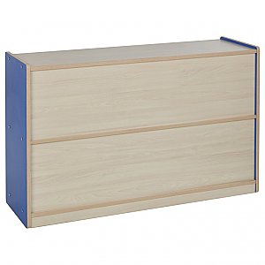 COLORFUL ESSENTIALS HIGH PRESSURE LAMINATES 30" STORAGE CABINET 5 COMPARTMENT ELR-0712-BLUE