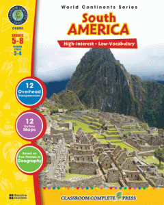 World Continents Series LVLS 3-4 S. America - Gde  5-8 [CC5751]