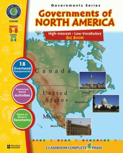 N American Govts Series LV 3-4 Big Book - Gr 5-8 [CC5760]