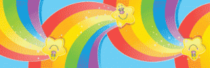 Straight Borders Stars with Rainbow [CD108015]