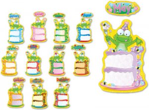 Frog Birthday Bulletin Board Set CD-110112