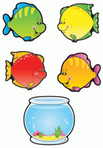 Cut-Out Buddies Fish & Bowls [CD120041]