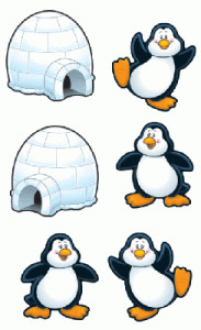 Cut-Out Buddies Penguins & Igloos [CD120048]