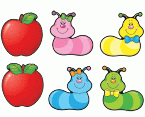Cut-Out Buddies Apples & Worms [CD120049]
