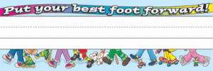Desk Nameplates Put Your Best Foot Forward [CD122005]