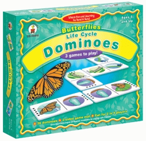 Life Cycle Dominoes Butterflies [CD140012]