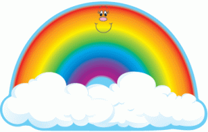 Colourful Cut-Outs Rainbows [CD5531]
