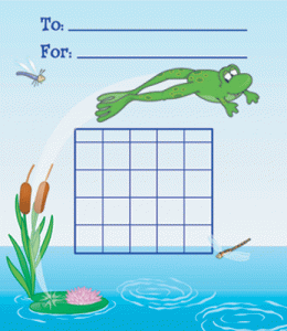 Mini Incentive Charts Frog [CD6129]
