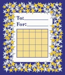 Mini Incentive Charts Gold & Silver Stars [CD6130]