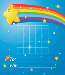 Mini Incentive Charts Rainbow Star [CD6136]