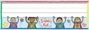 Desk Nameplates Super Kids [CD9752]