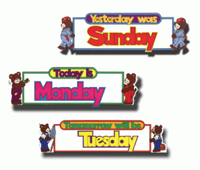 Teddy Bears Days of the Week [CTP0584]