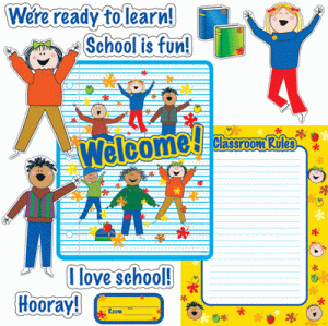 Welcome Back to School Bulletin Board Set [CTP1694]
