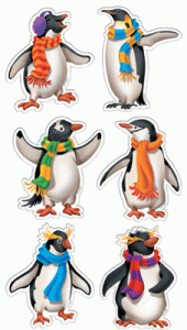Penguins Designer Cut-Outs Variety Pack [CTP1776]