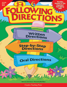 Following Directions Series Grade 3-4 [CTP3398]