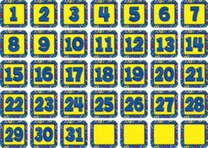 Confetti Calendar Days [CTP4348]