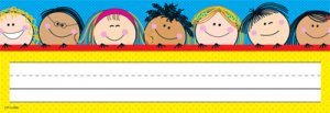 Name Plates Smiling Stick Kids [CTP4492]