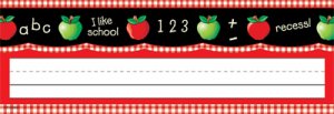 Name Plates Apples Chalkboard [CTP4494]