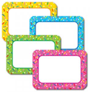 Name Tags Spinkles (includes four colours) [CTP4509]