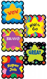 Scratch 'N Sniff Stickers.Star Sayings (fruit punch) [CTP4592]