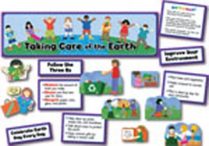 Environmental Mini Bulletin Board Sets.Taking Care[CTP4704]