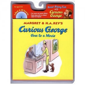 Curious George Goes To The Movies Book & Cd A42-618603867 