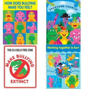 Dino-Might Bullying Posters- Pack of 4 [DD2235]