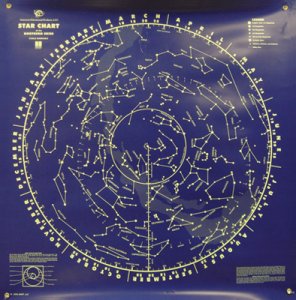 Star Chart, Wall, North & South Sky Grades:6 -12 AEP- 400