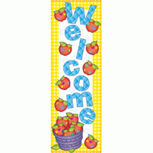 Patchwork Apples Welcome Classroom Banner [EP2616]
