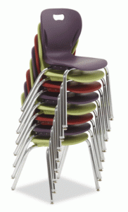 4-Leg Stacking Chair Seat height 18" ACF-EXP 18