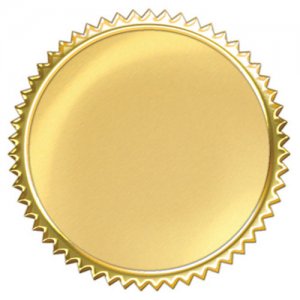 Gold Burst Award Seals B56-74001 