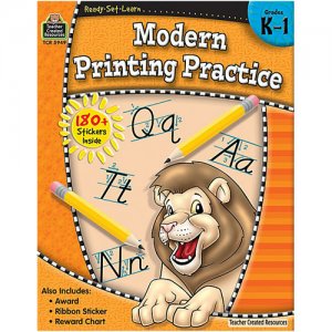 Gr K-1 Ready Set Learn: Modern Printing Practice (B54-5949)