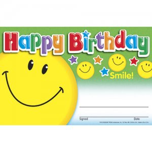Happy Birthday Smile Recognition Awards B56-81018 