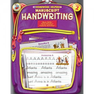 Homework HelpersManuscript Handwriting 2 Workbook (A15-FS109038)