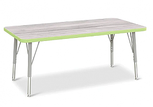 ACTIVITY TABLE 30" X 48" HEIGHT OPTION - DRIFTWOOD GRAY 6473JC