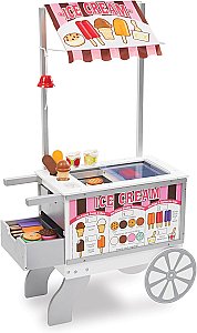 Melissa & Doug Wooden Snacks and Sweets Food Cart MD 9350