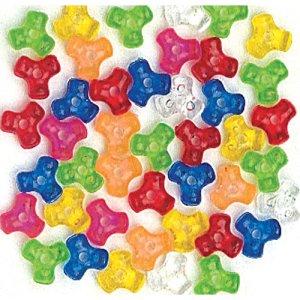 Multi-colour Tri Beads 1000 pcs CK-3558