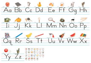 Traditional Manuscript Alphabet Line [NS9009]