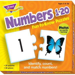 Numbers 1-20 Fun To Know Puzzles B56-36003