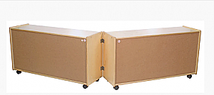 Adjustable 2 Shelf Hinged Unit Dimensions: 96"L x 26"H x 12"D S355-9