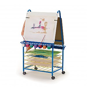 Double Sided Mobile Art Easel, Base Model PDR05