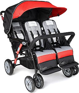 Sport Splash Quad Stroller 4 Passenger - RED 4141079