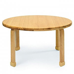 Natural Wood Round Table 36 Diameter AB7820