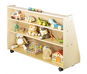Book Display Shelf with castors S320